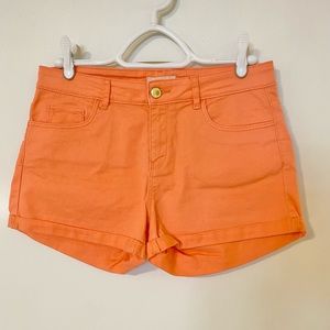 H&M Coral shorts SMALL FIT